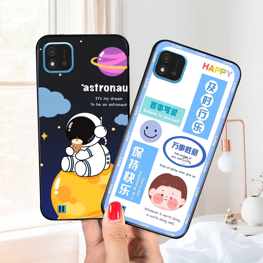 Ốp lưng Realme C20 / C11 2021 in hình 3D GẤU cute be@r, soda, happy day cực hot ,thời thượng