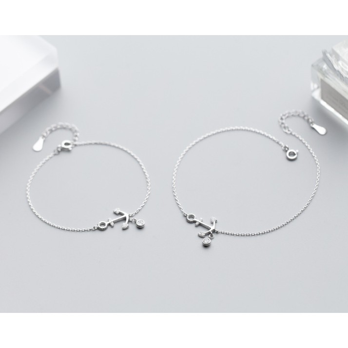 Lắc chân bạc 21 Centimeters Mỏ neo | BigBuy360 - bigbuy360.vn