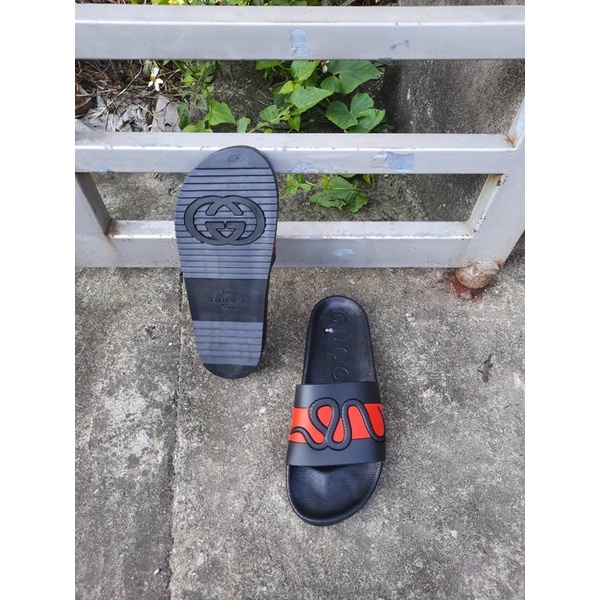 Dép nam quai ngang hình rắn hót 2 màu