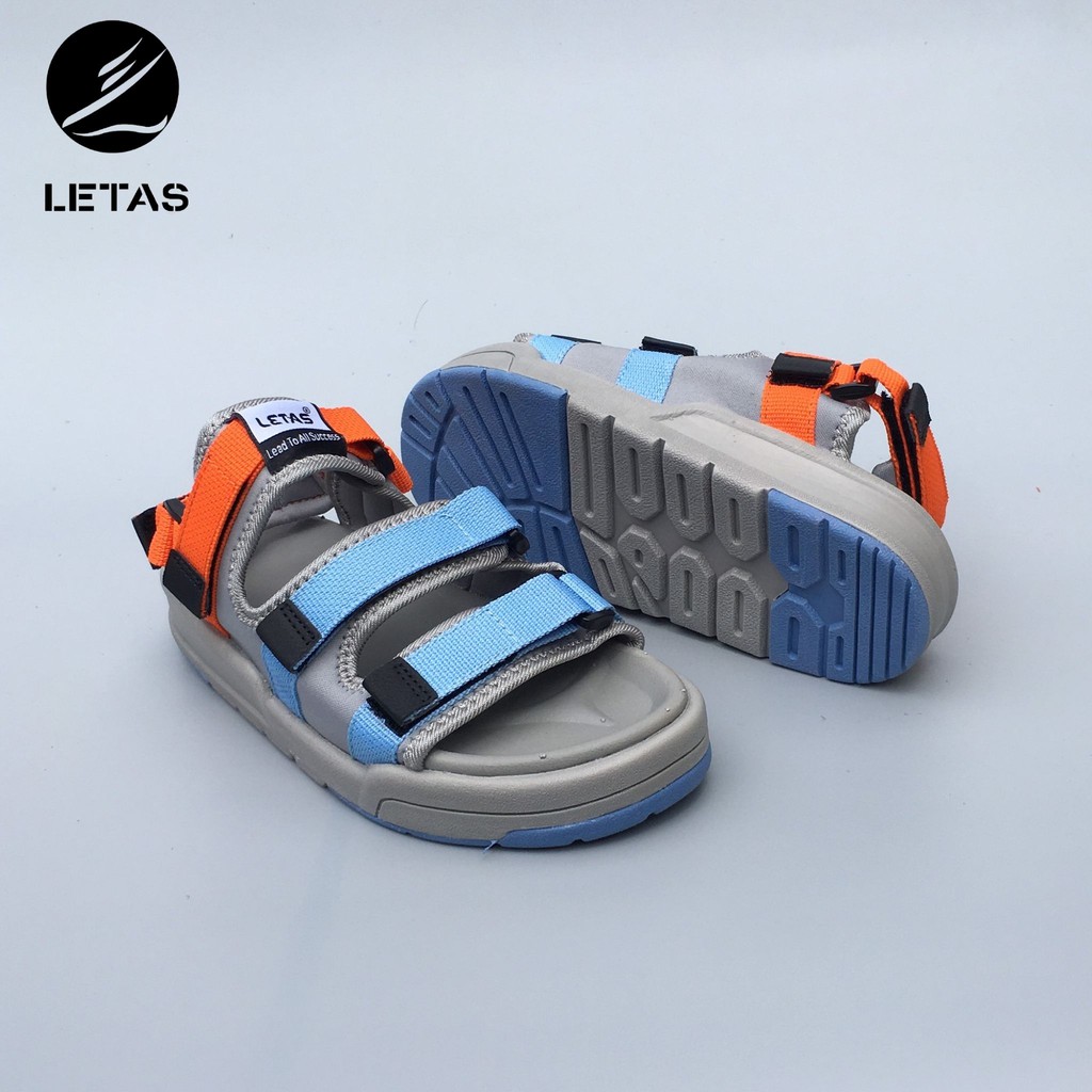 Sandal Nữ Letas D1001 Cam Xanh