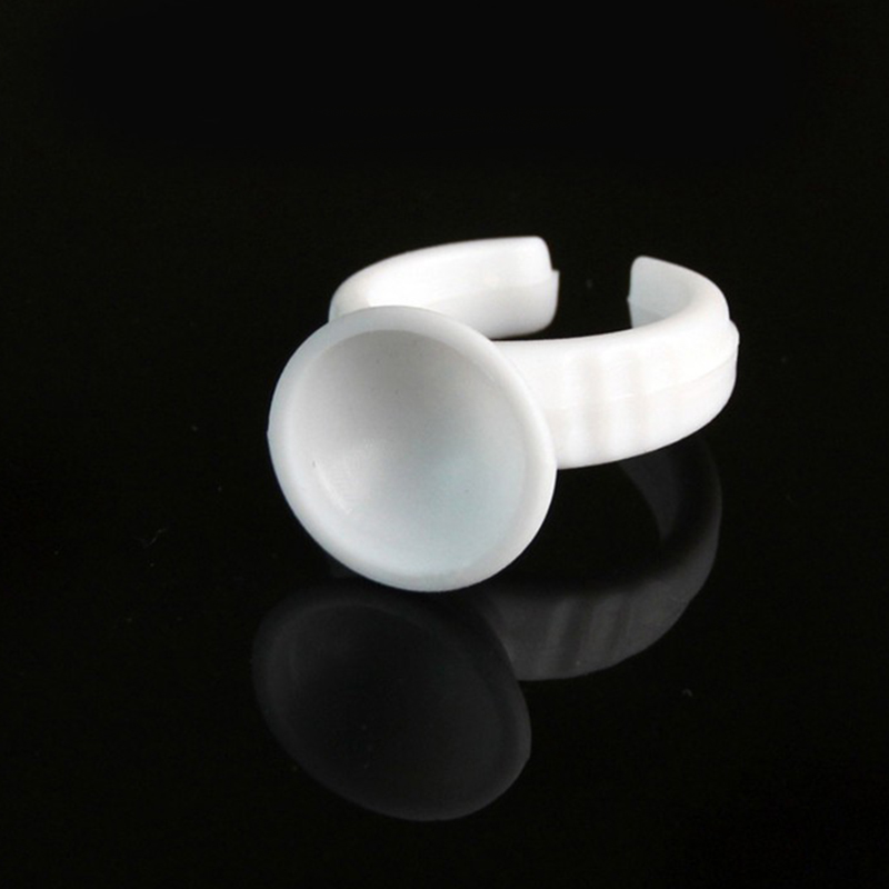 (Hàng Mới Về) Set 100 Cốc Đựng Mực Xăm Lông Mi Dùng Một Lần