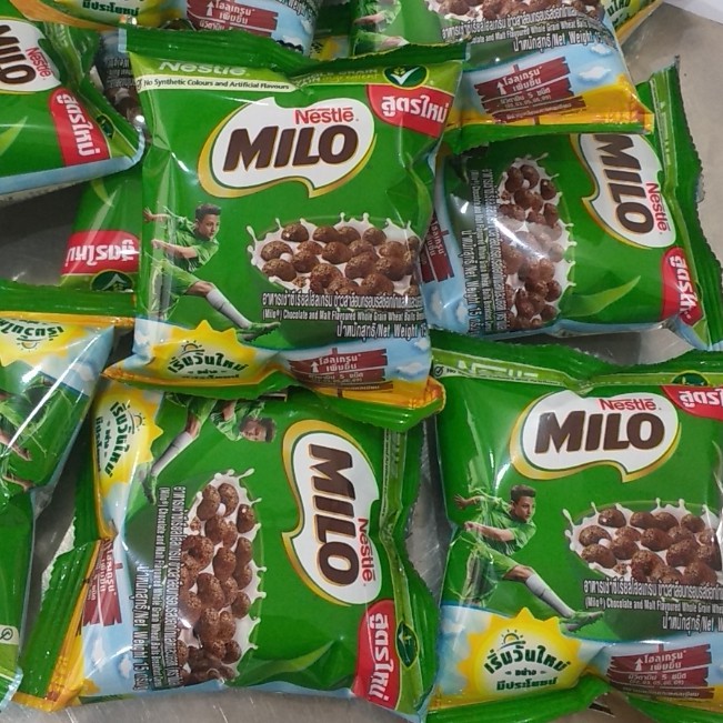 Bịch 12  gói ngũ cốc ăn sáng Milo Cereal Nestle 15gr
