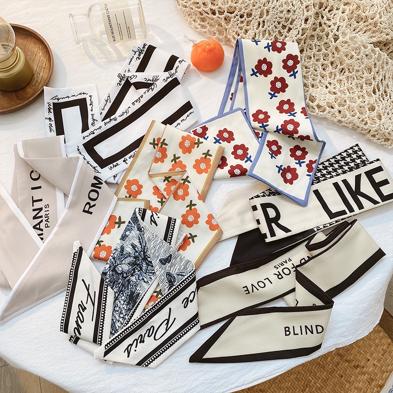 Dây vải buộc tóc vải lụa satin