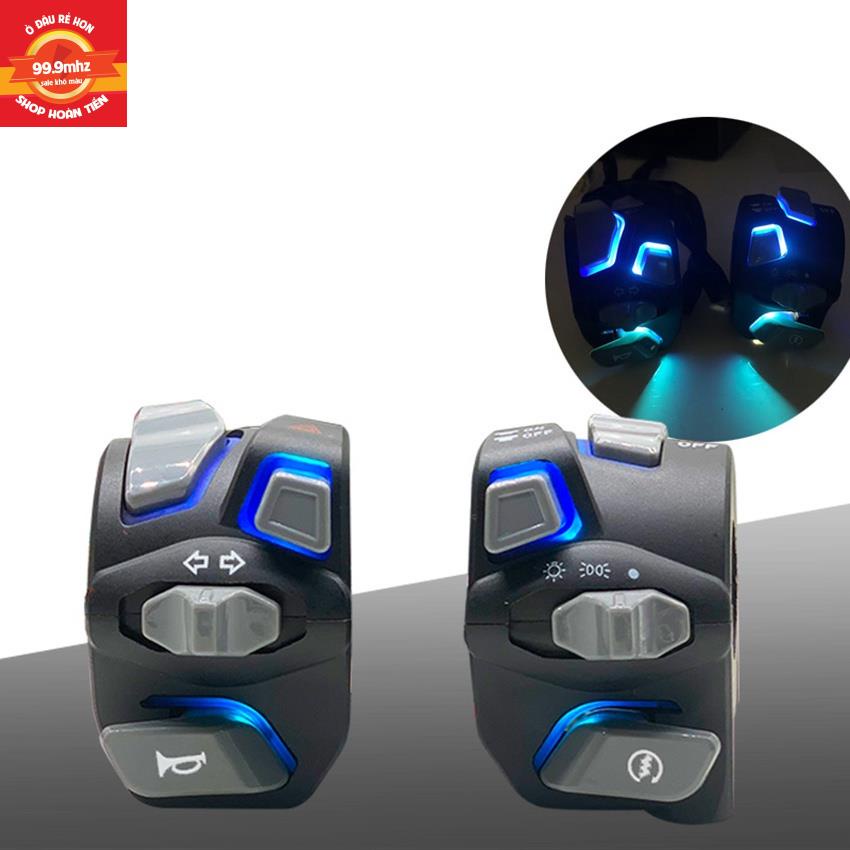 Cùm Công Tắc Led Light Master Sonic, Satria, Raider, Ex150 2019, Ex155, Vario, MSX, Sirius, Wave nhỏ