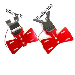 Pát biển số có đèn Shark Power gắn Exciter,Winner,Winner X...