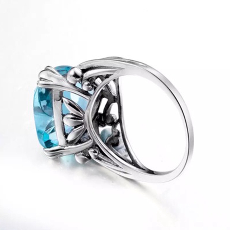 Nhẫn Đeo Tay Kim Loại Mặt Hình Trái Tim Đính Đá Thời Trang Cho Nữ | BigBuy360 - bigbuy360.vn