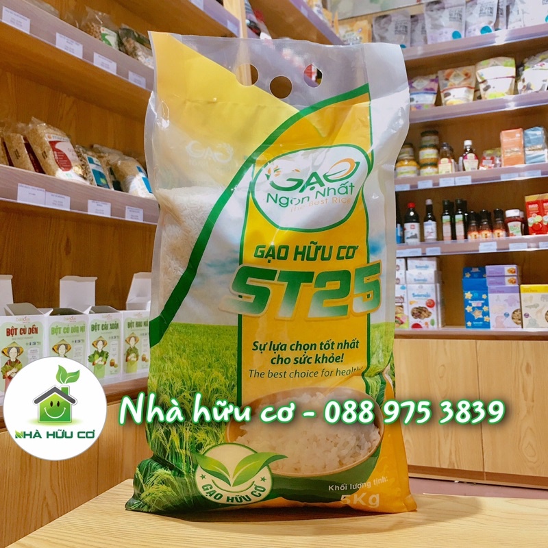 Túi 5kg Gạo ST25 - Gạo ngon nhất - Gạo sữa Dương Xuân Quả - The Best Rice