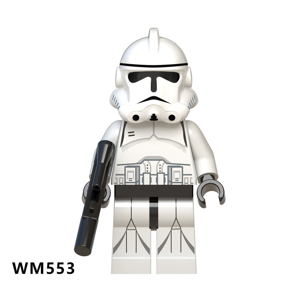 Minifigures Star Wars Các Mẫu Nhân Vật Trooper - Lắp Ráp Mini Star War WM6036