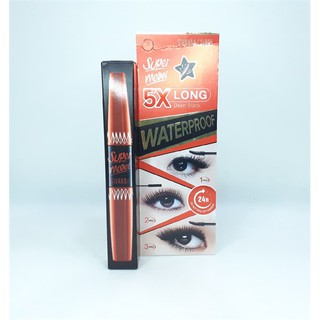 Mascara Hai Đầu Nối Mi Sivanna Super Model 5X Long