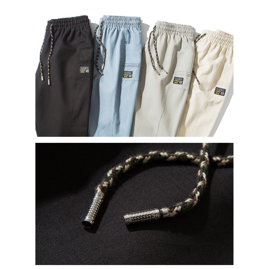 Quần jogger nam kaki phối túi đứng cao cấp dáng hàn phong cách đường phố mẫu mới SKU15 9CLOTHING
