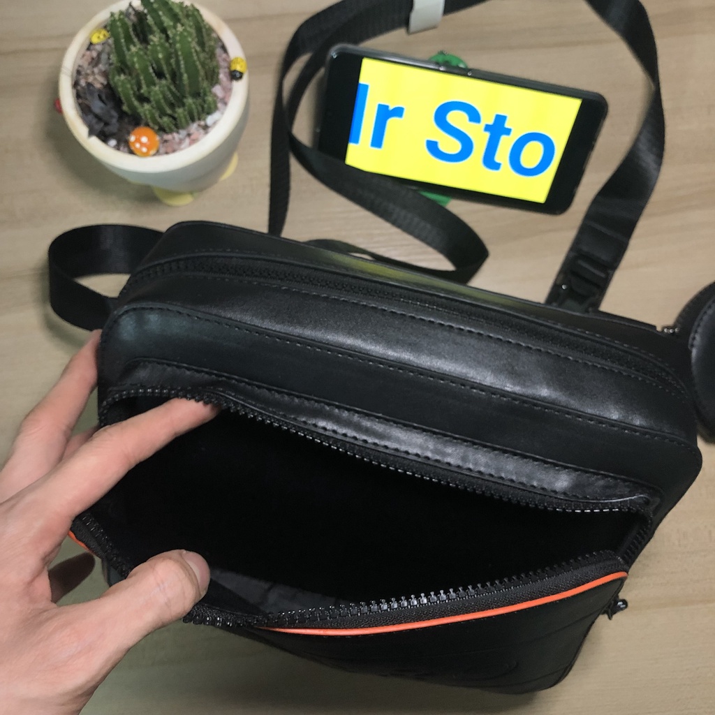 Túi đeo chéo nam PEDRO logo