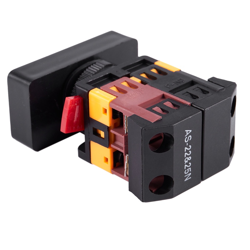 Công Tắc Bật / Tắt Đèn AC 220V Màu Vàng 1 NO 1 NC