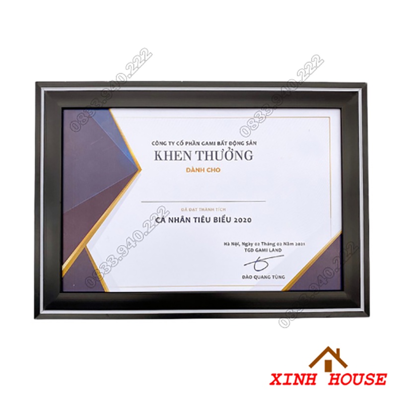 Khung bằng khen A4 (21x30) - Khung ảnh treo tường giá rẻ