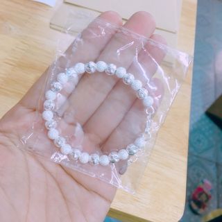 Lắc tay bi bạc cho nữ