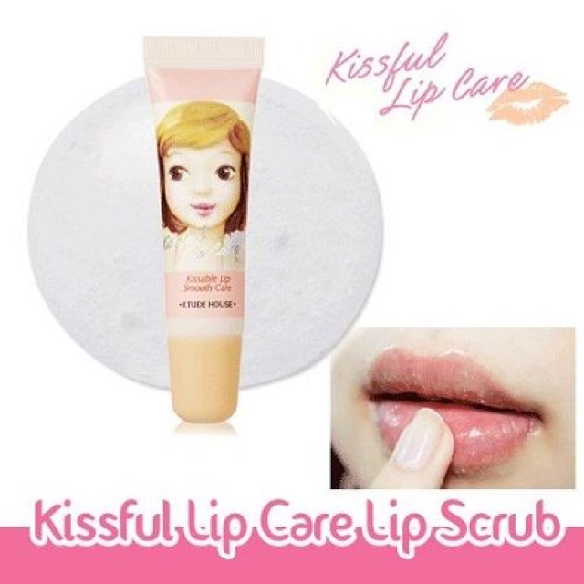 Tẩy da chết môi Etude House Kissful Lip Care Lip Scrub💋