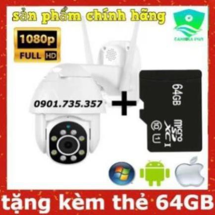 HuongT5  - Camera ngoài trời xoay 2.0 Full HD 1080 kèm thẻ nhớ 64GB 45 2