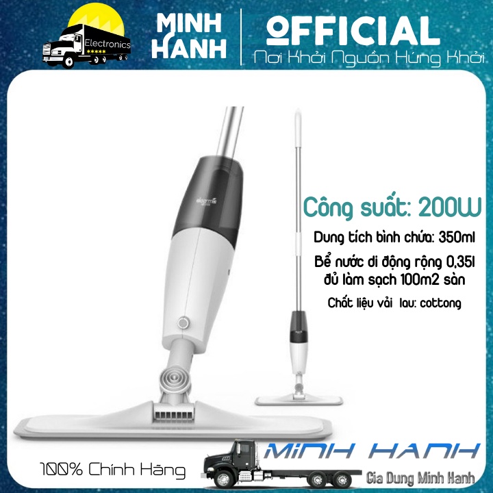 Cây lau nhà thông minh xiaomi , máy phun nước tự động Deerma /TB500 , 2 trong 1 , xoay 360 độ , gọn nhẹ Bảo Hành 12th