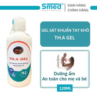 GEL rửa tay khô sát khuẩn TH.A chai 120ml