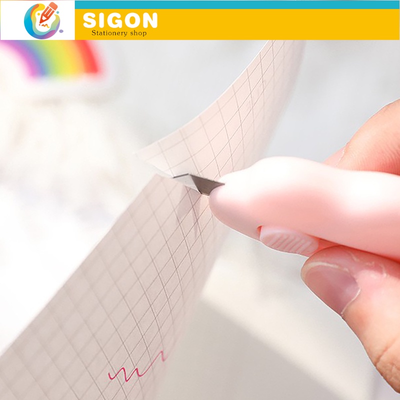 Dao DọC GiấY Dao Cắt Giấy Mini Hình Đám Mây Dễ Thương Tiện Dụng Cho Gia Đình/Văn Phòng