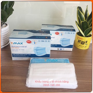 [ẢNH THẬT - VIDEO THẬT] Khẩu Trang Y Tế, 2 Hộp Khẩu Trang T.MAX 4 Lớp Giấy Kháng Khuẩn, Đầy đủ giấy tờ