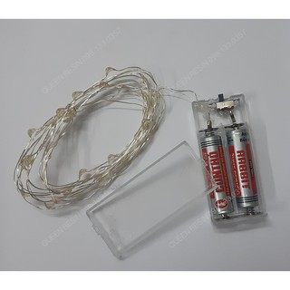 Đèn Led dây 3v chạy 2 pin tiểu dài 3m