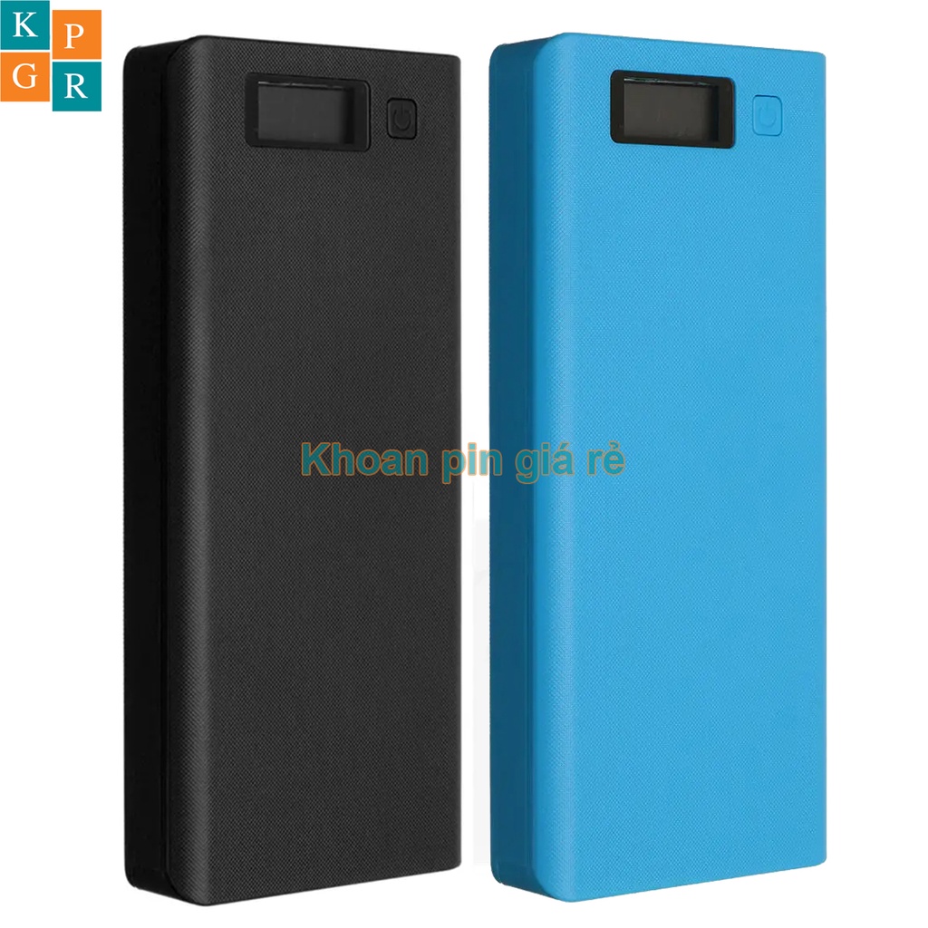 KPGR Box sạc dự phòng 8 cell LCD có lò xo (Không pin)