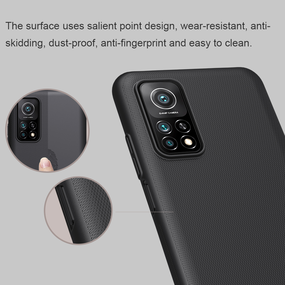 Nillkin Luxury Phone Case For Xiaomi Mi 10T Pro / 10T 5G Hard PC Shockproof Super Frosted Shield