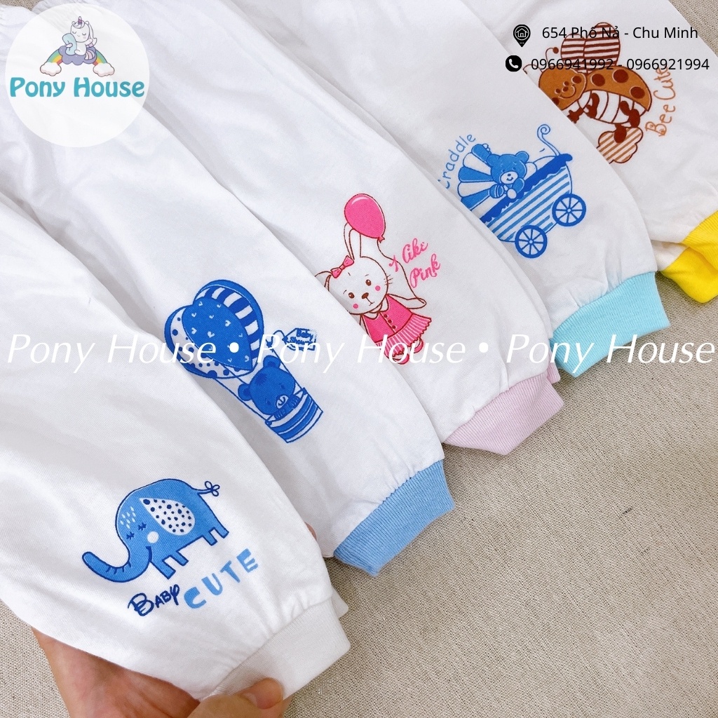 Quần Dài Sơ Sinh -  Quần Chục Dài Trắng Bo Gấu Thái Hà Thịnh 100% Cotton Mềm, Mịn Mát Cho Bé Trai Bé Gái Sơ Sinh