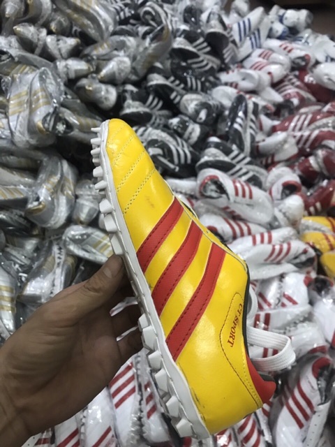 Giày Copa 3 Sọc - Khâu Kín Đế - Tặng Tất