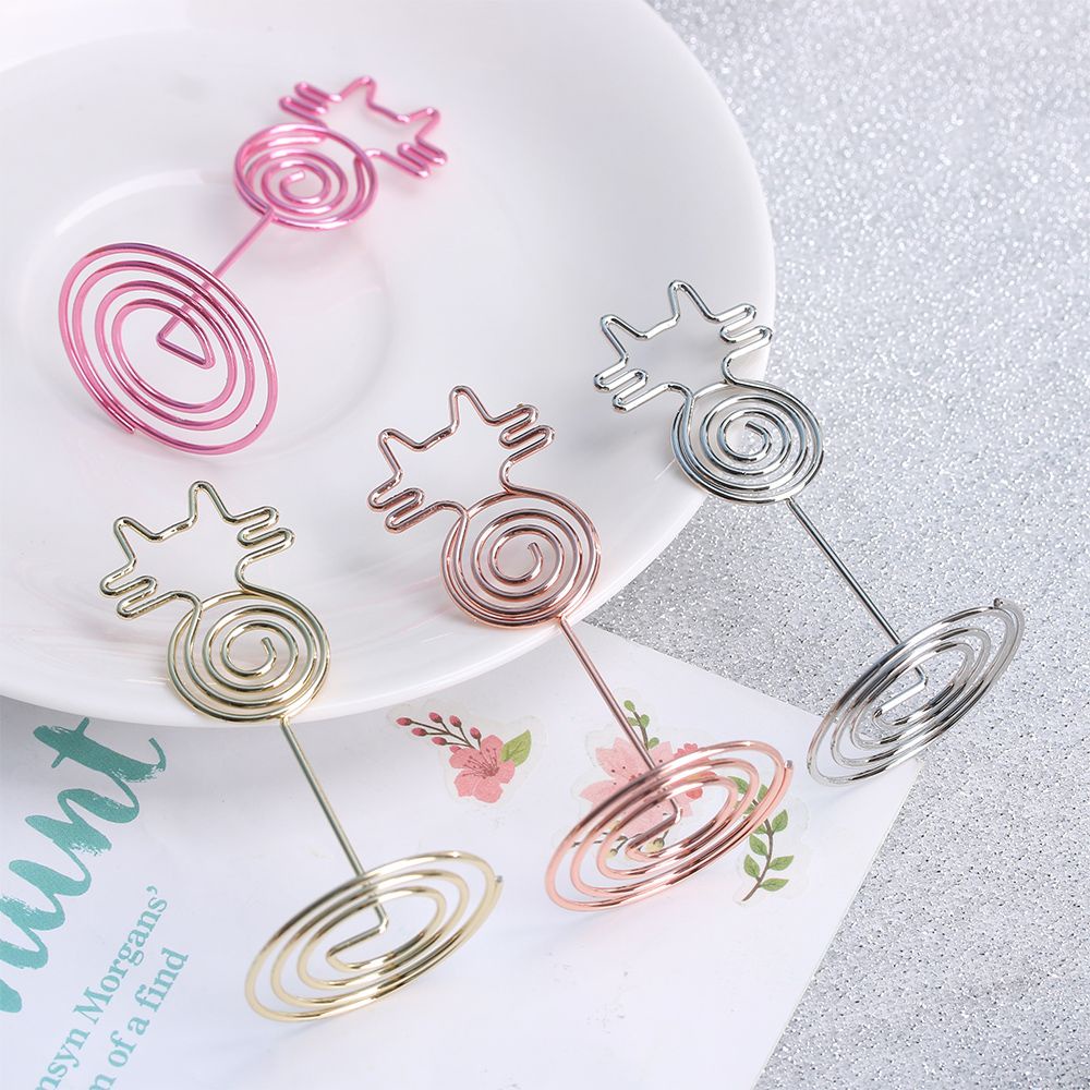 Set 1/ 5 kẹp giấy hình mèo bằng kim loại trang trí để bàn dễ thương