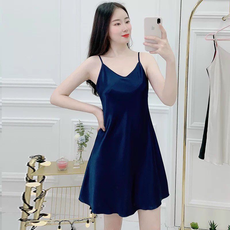Váy ngủ 2 dây lụa satin đẹp sexy, quyến rũ LOẠI 1 | BigBuy360 - bigbuy360.vn