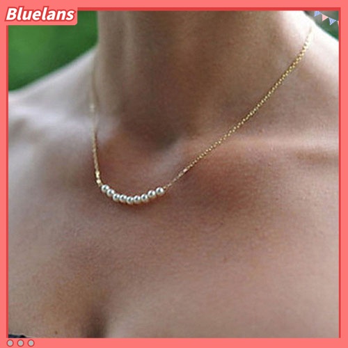 Dây chuyền mặt hạt ngọc trai nhân tạo đơn giản thời trang cho nữ