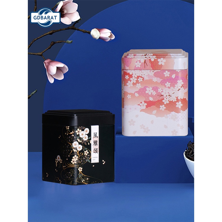 Hộp đựng trà 4 loại có nắp đậy kín tiện dụng