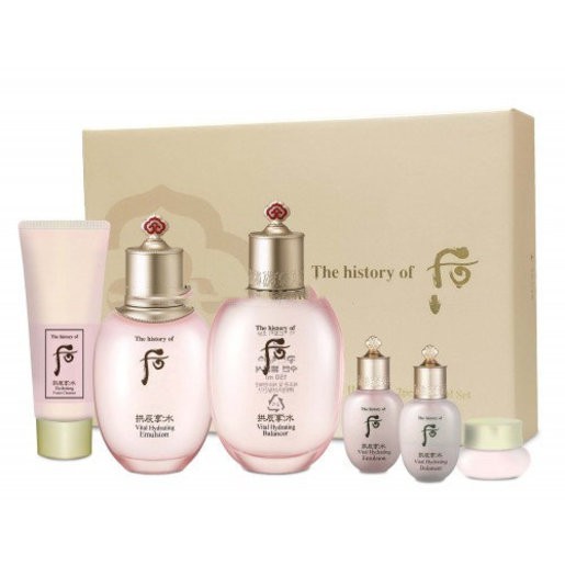 Bộ dưỡng ẩm sáng hồng da chống lão hoá WHOO SOO HYDRATING 2PCS SPECIAL SET/ Mỹ phẩm OHUI Công ty chính hãng