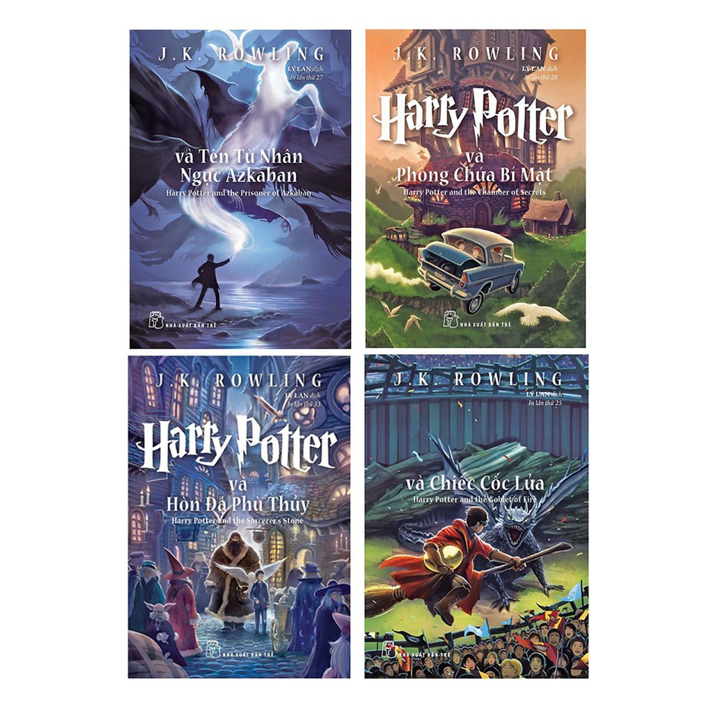 Sách Combo Harry Potter ( Trọn Bộ 7 Cuốn Lẻ Tùy Chọn )