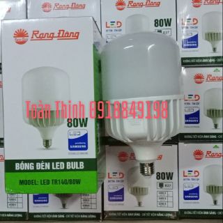 Bóng đèn Led trụ Rạng Đông 80W sáng trắng 6500k / vàng 3000k