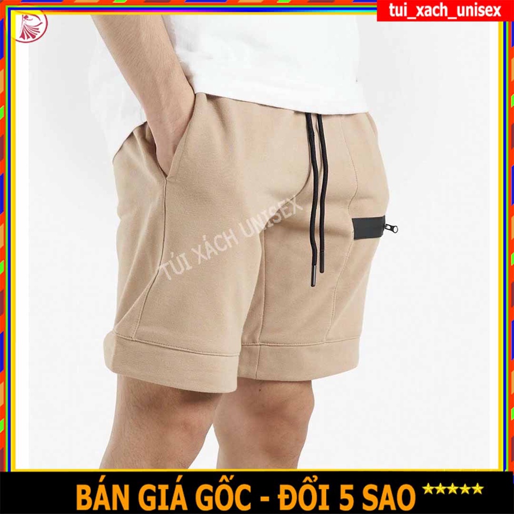 ❤️ GIÁ SỈ ❤️ Quần short thun Unisex, Quần đùi nam nữ in khủng long mặc nhà thể thao có túi lớn lưng thun rút dây Q045