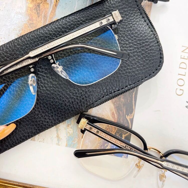 Gọng Kính Cận Nam, C.HROME, Kính cận, Kèm Full Box, Bảo Hành 12 tháng - donghokinhmat168