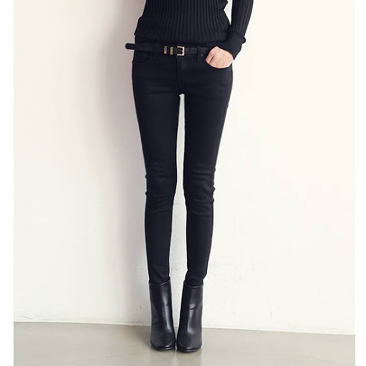 Quần Skinny Kaki ĐEN MT803