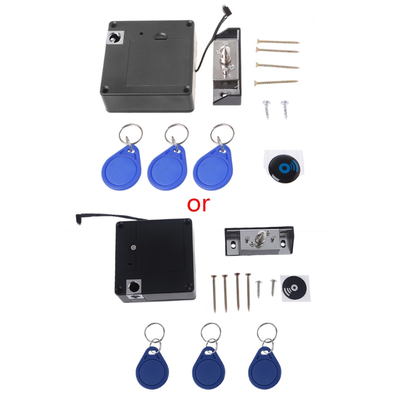 Ổ Khóa Cửa Tủ Vô Hình Cảm Biến Ẩn Không Chìa RFID