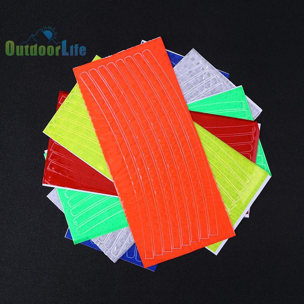 Miếng dán phản quang trang trí bánh xe đạp / xe máy | BigBuy360 - bigbuy360.vn