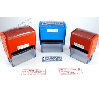 Khắc dấu 3-5 dòng nội dung dài (22x58mm)