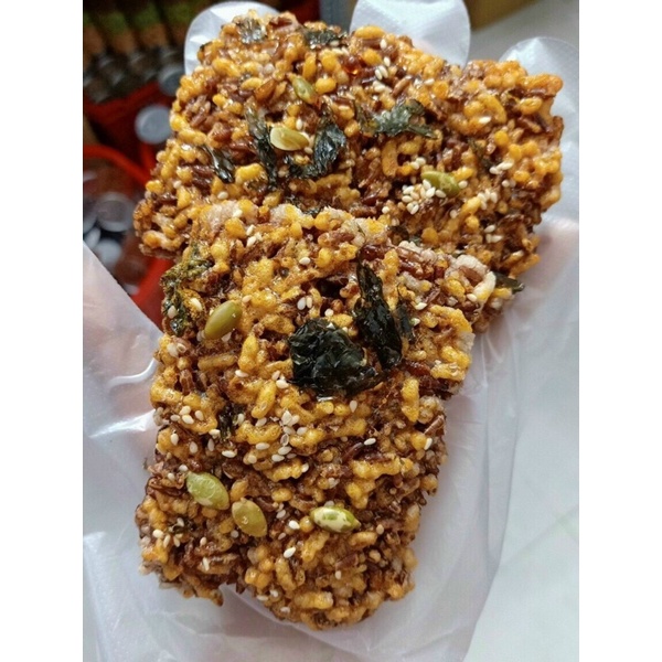 Thanh cơm gạo lứt chà bông