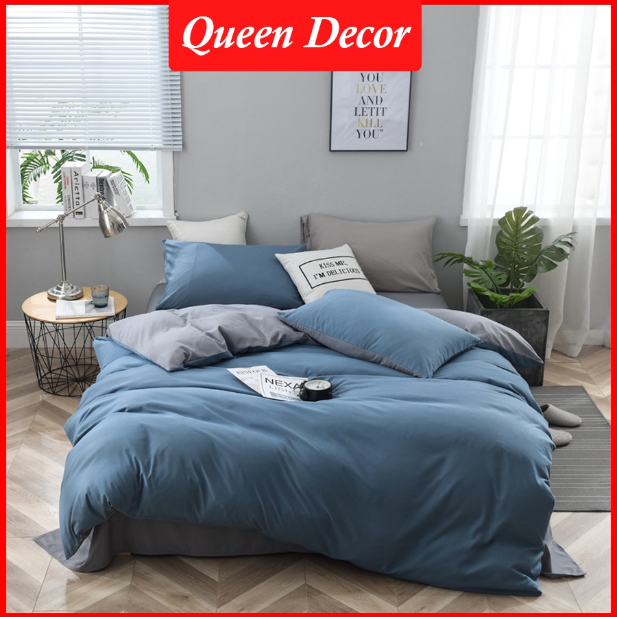 Bộ Chăn Ga Gối, Ga Giường Cotton Cotton Tici Hàn Quốc Set 5 Món M2, M6, M8, 2M2 - Queen Decor | BigBuy360 - bigbuy360.vn