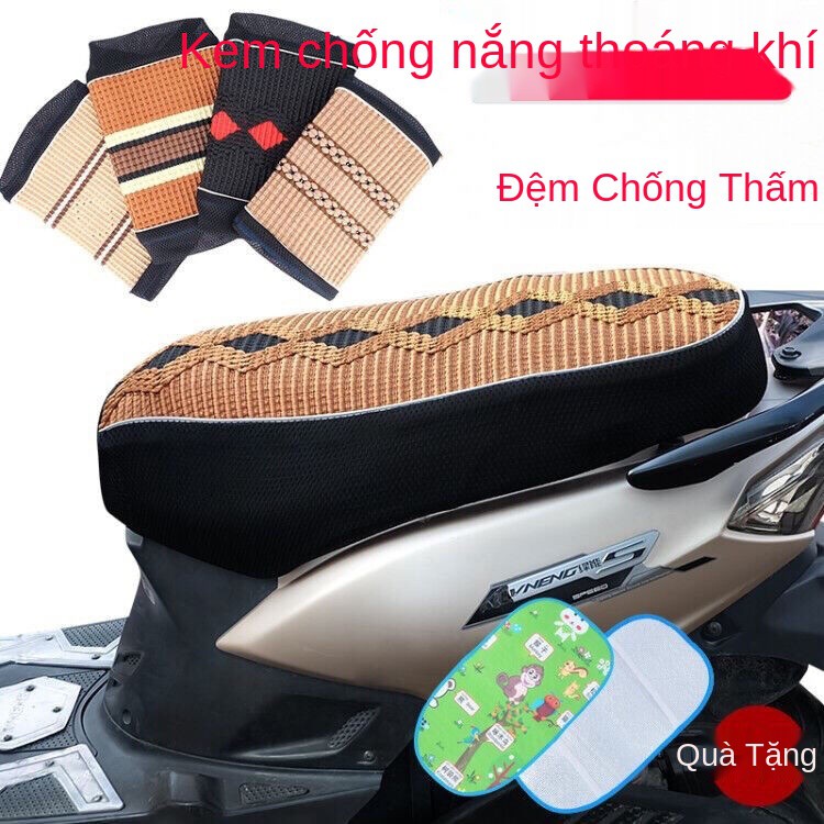 Bọc ghế xe máy điện chống nắng và cách nhiệt Ắc quy đa năng bốn mùa hơi