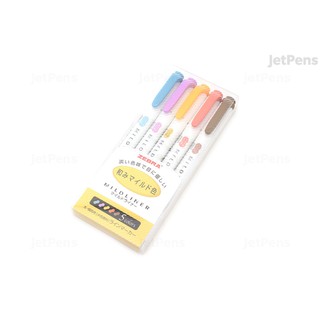 BÚT HIGHLIGHT ZEBRA MILDLINER SET VÀNG