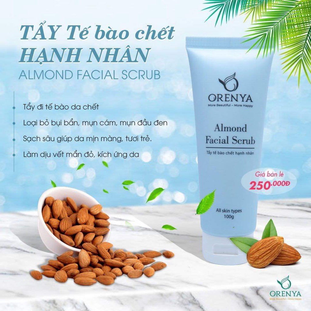 Tẩy Tế Bào Chết Hạnh Nhân Alomond Facial Scrub Orenya