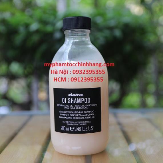Dầu gội xả Davines Oi dưỡng ảm siêu mượt 280ml-250ml
