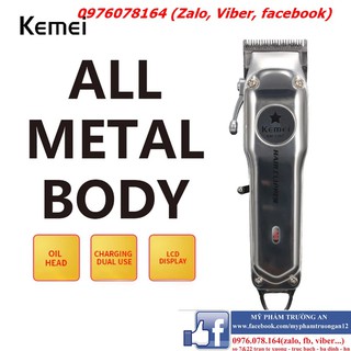 Tông đơ cắt tóc cao cấp KEMEI 1998 ( tặng cữ 1,5 + 4,5mm )