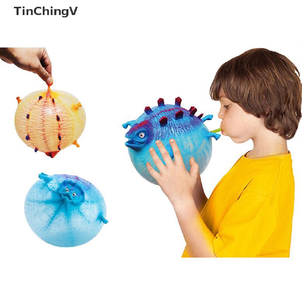 1 Bong Bóng Bơm Hơi Mềm Mại Hình Khủng Long Giúp Giảm Căng Thẳng